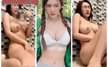 หลุดน้องจูน อาบน้ำโชว์หมีใหญ่ สาวไทยนมใหญ่หุ่นเด็ดหีสวย